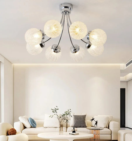 Carved Glass Ceiling Lamp - NexioPick