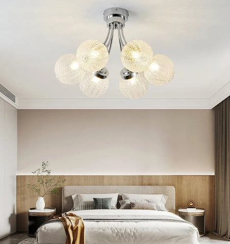 Carved Glass Ceiling Lamp - NexioPick