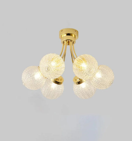 Carved Glass Ceiling Lamp - NexioPick