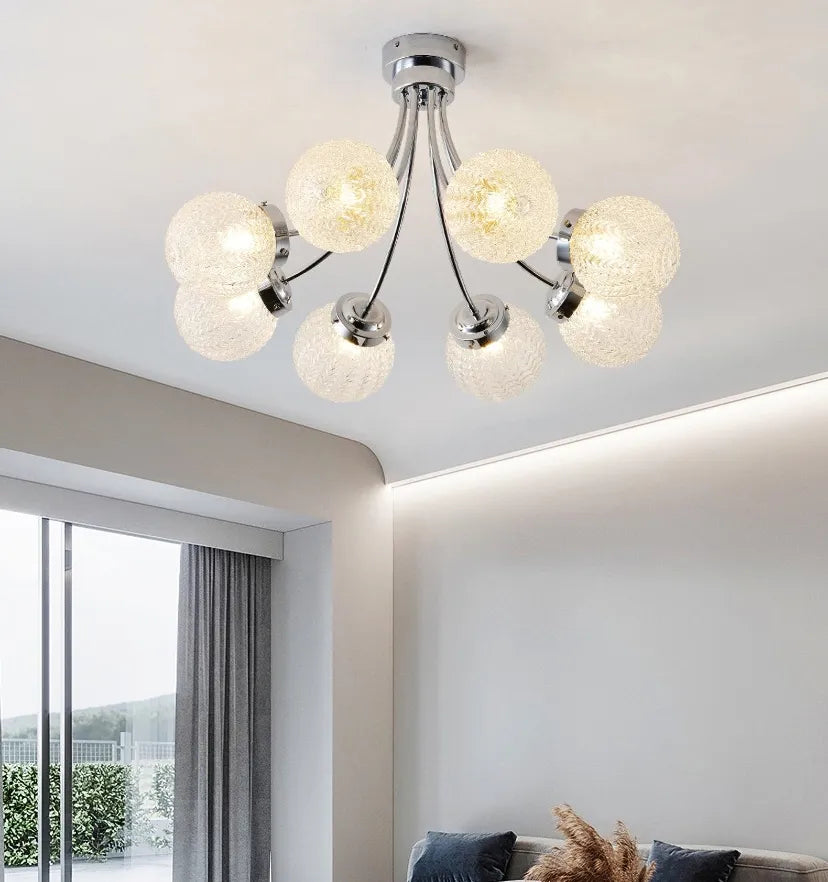 Carved Glass Ceiling Lamp - NexioPick