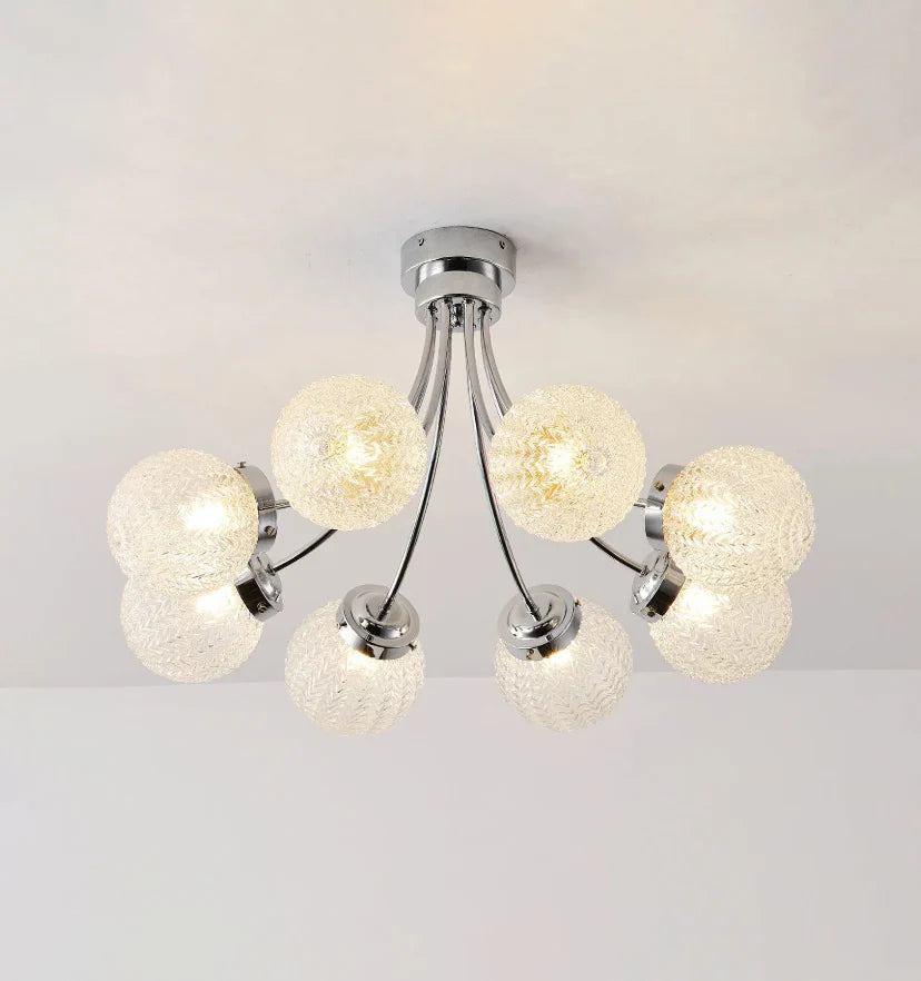 Carved Glass Ceiling Lamp - NexioPick