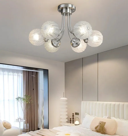 Carved Glass Ceiling Lamp - NexioPick