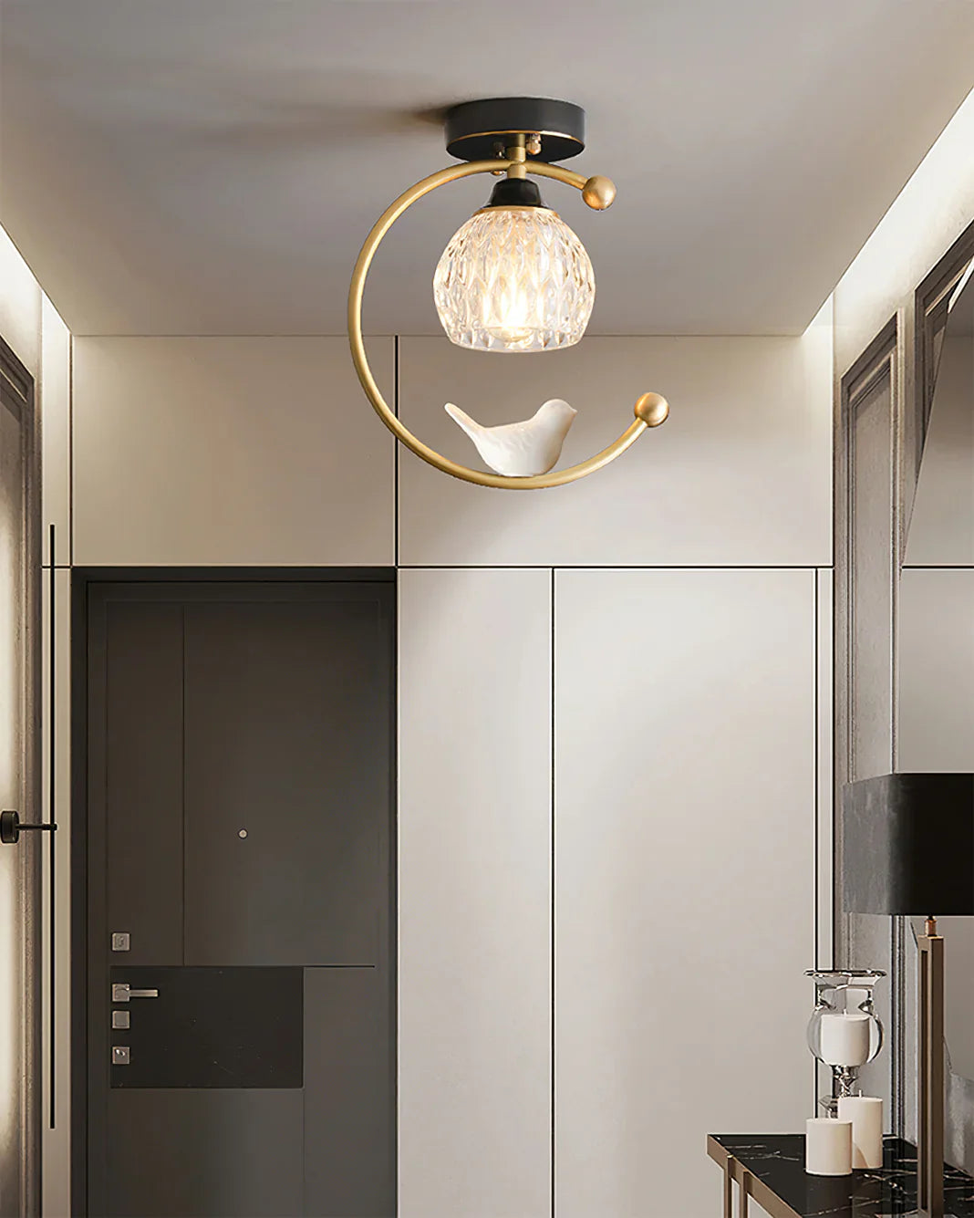 Ceramic Bird Ceiling Lamp - NexioPick