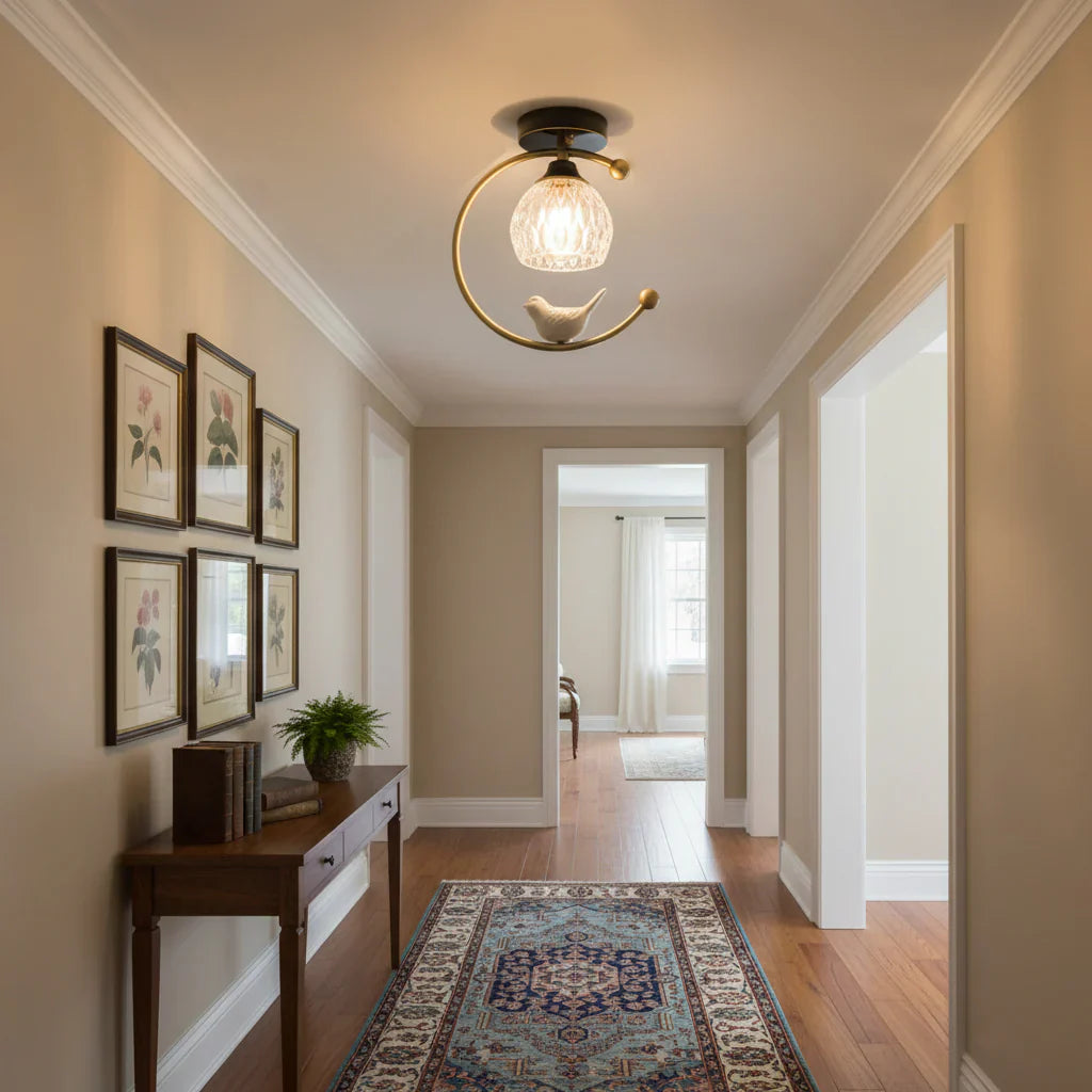 Ceramic Bird Ceiling Lamp - NexioPick