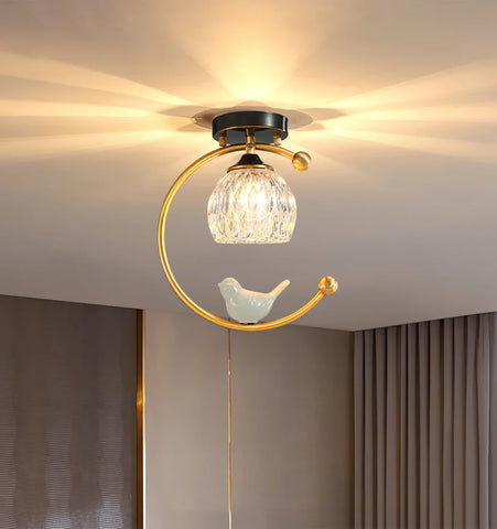 Ceramic Bird Ceiling Lamp - NexioPick