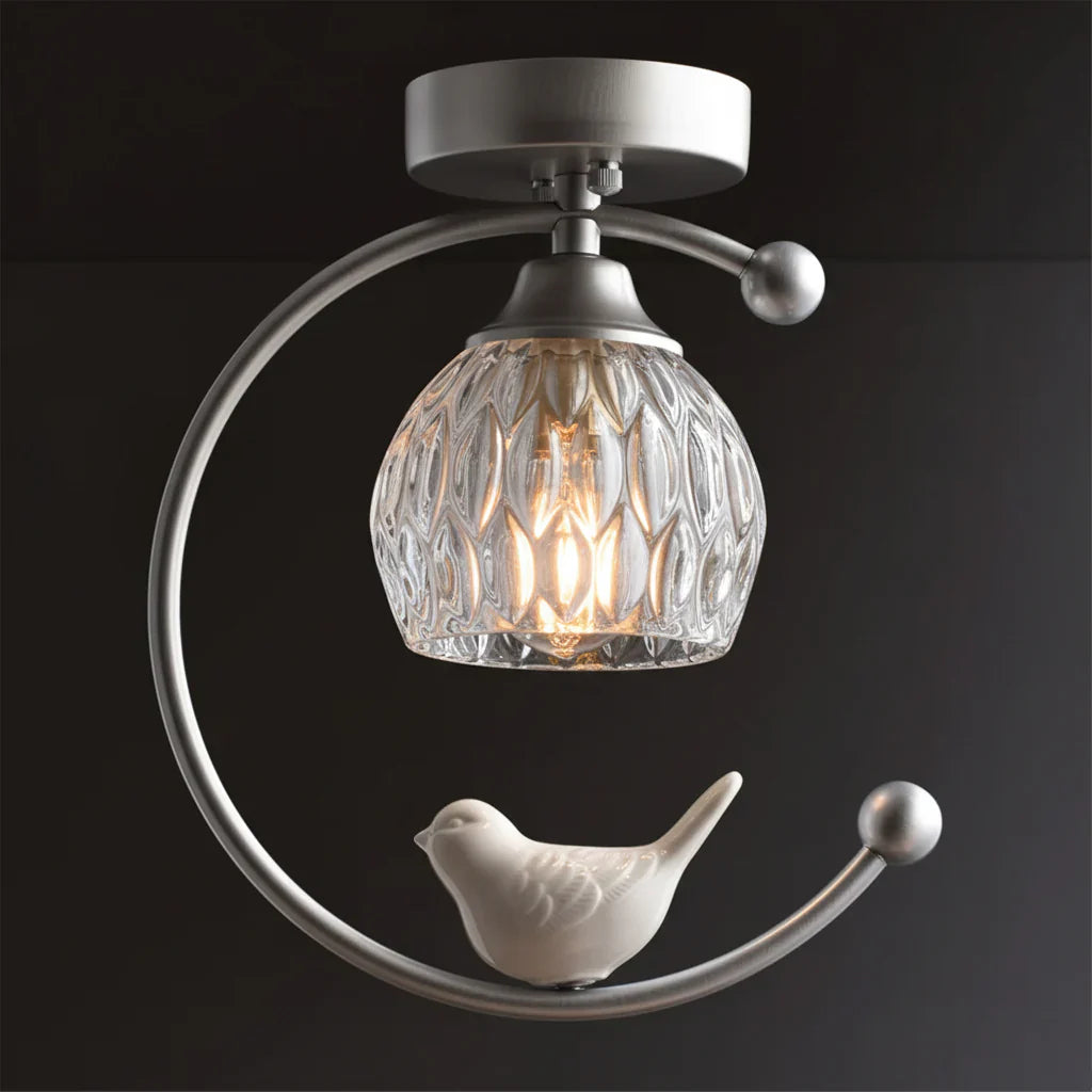 Ceramic Bird Ceiling Lamp - NexioPick