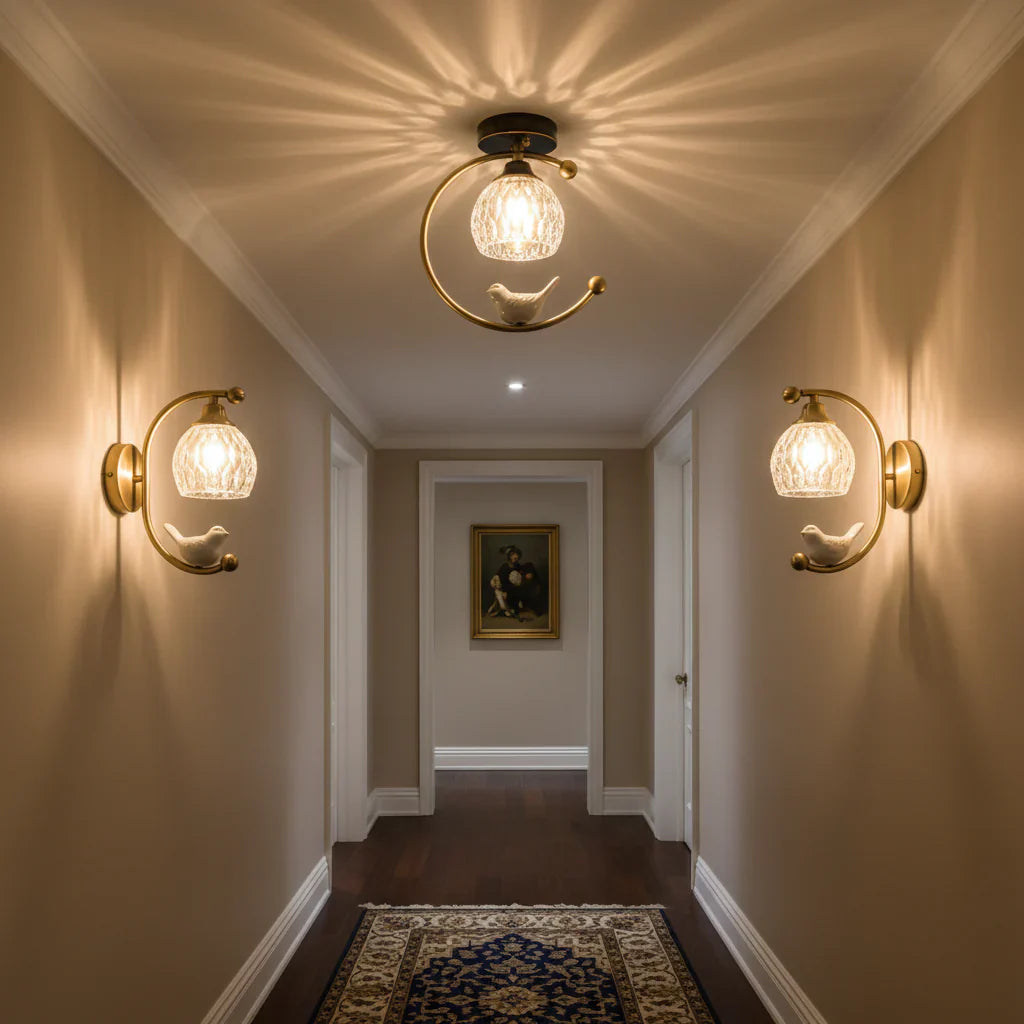 Ceramic Bird Ceiling Lamp - NexioPick