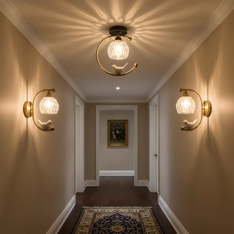 Ceramic Bird Ceiling Lamp - NexioPick