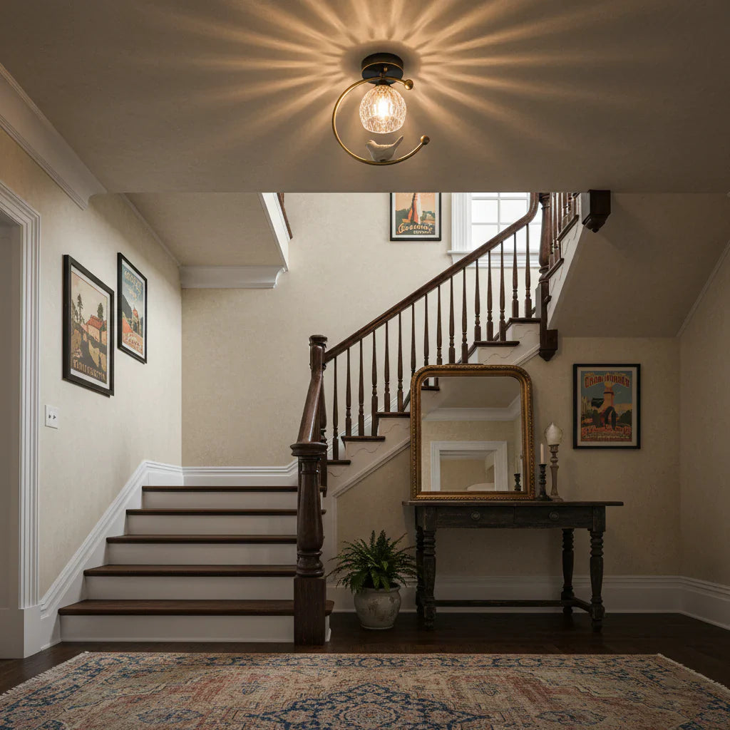 Ceramic Bird Ceiling Lamp - NexioPick