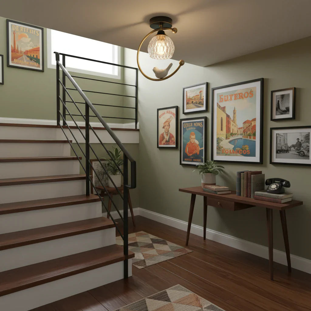 Ceramic Bird Ceiling Lamp - NexioPick