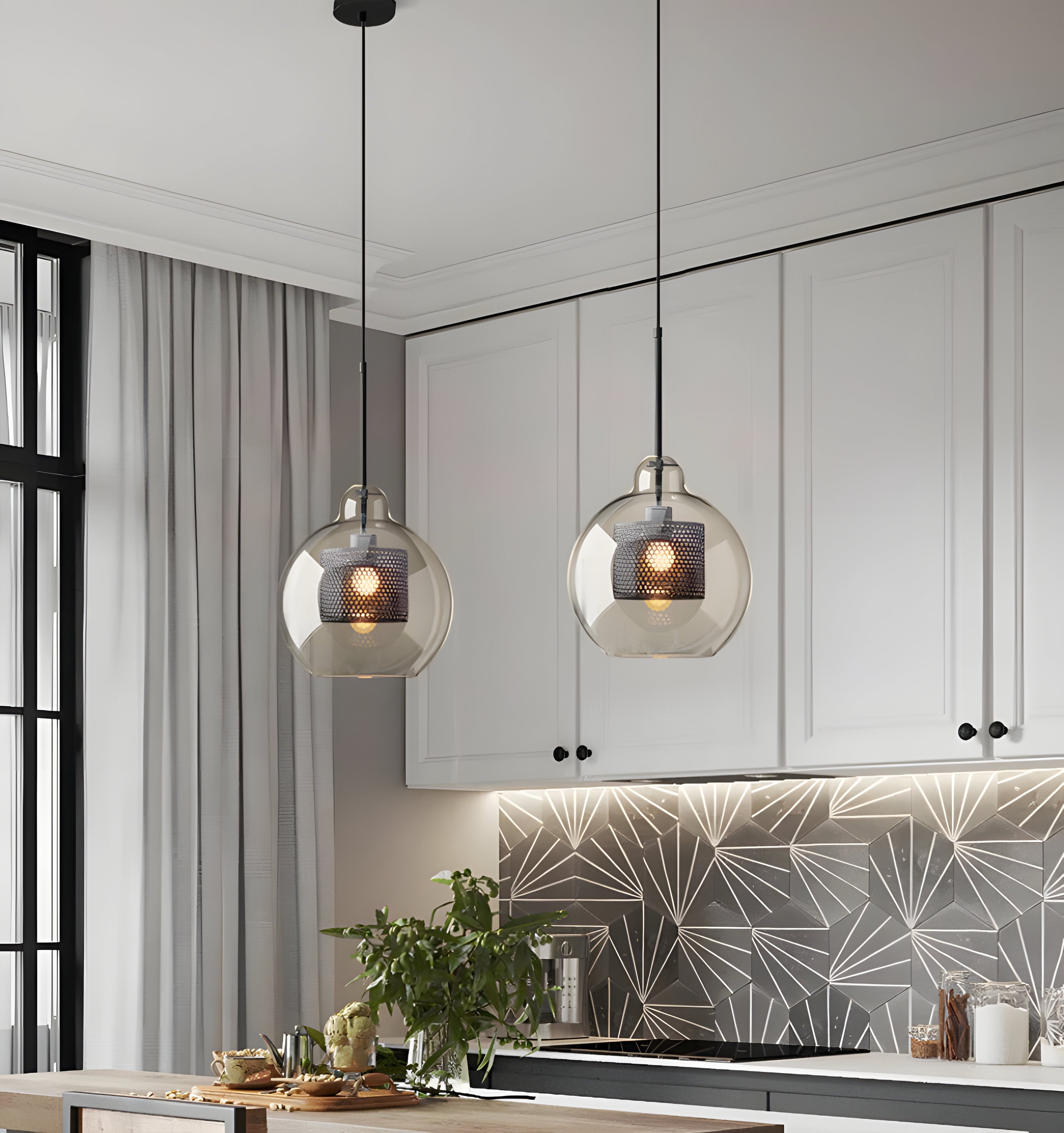 Chiswick Glass Pendant Light - NexioPick