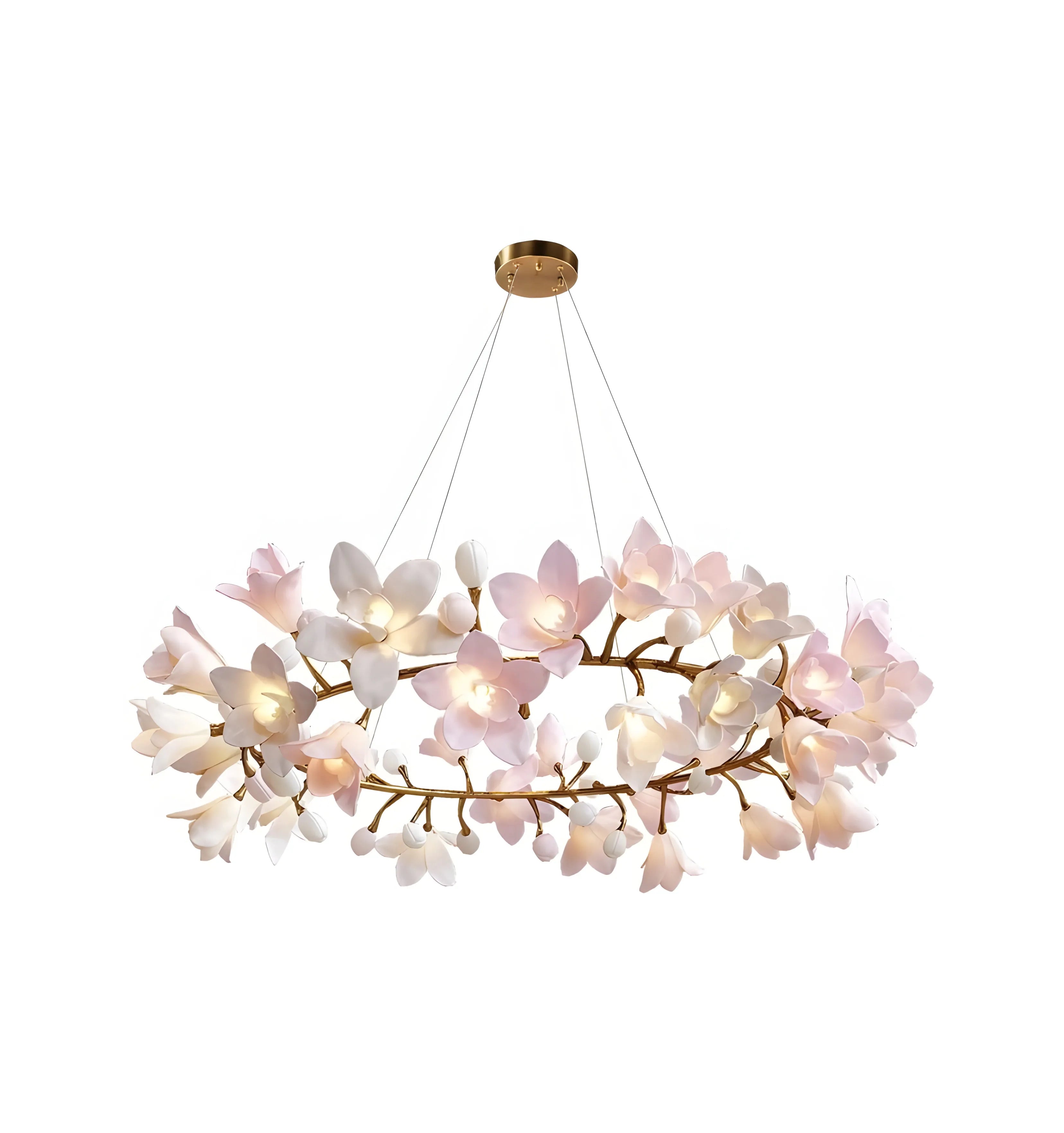 Circular Blossom Chandelier - NexioPick