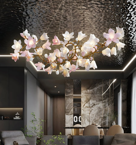 Circular Blossom Chandelier - NexioPick