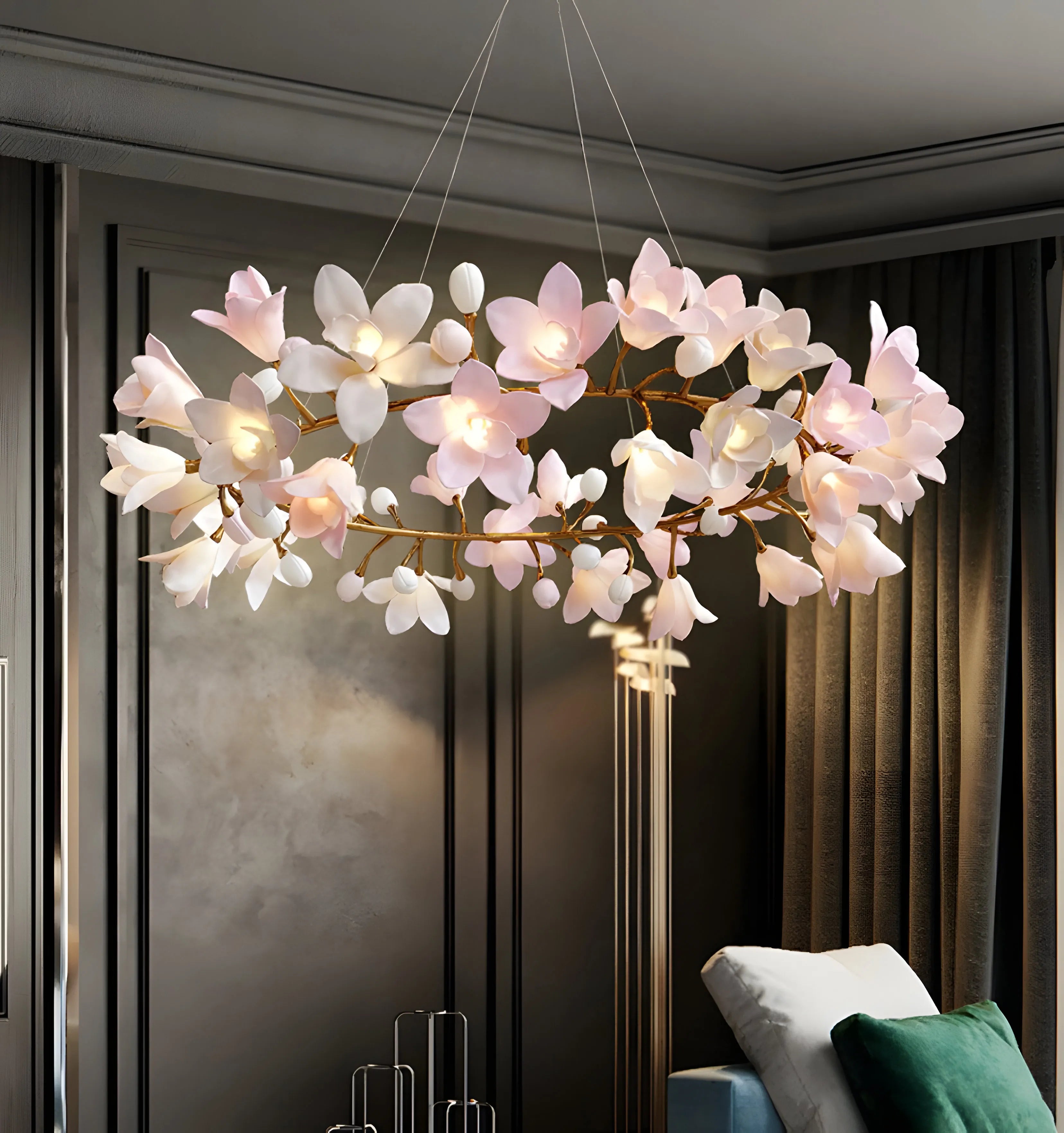 Circular Blossom Chandelier - NexioPick
