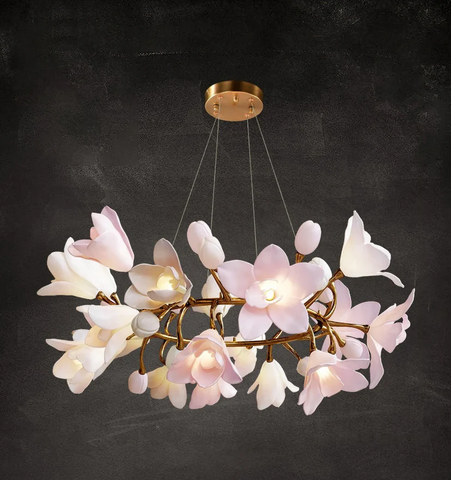 Circular Blossom Chandelier - NexioPick
