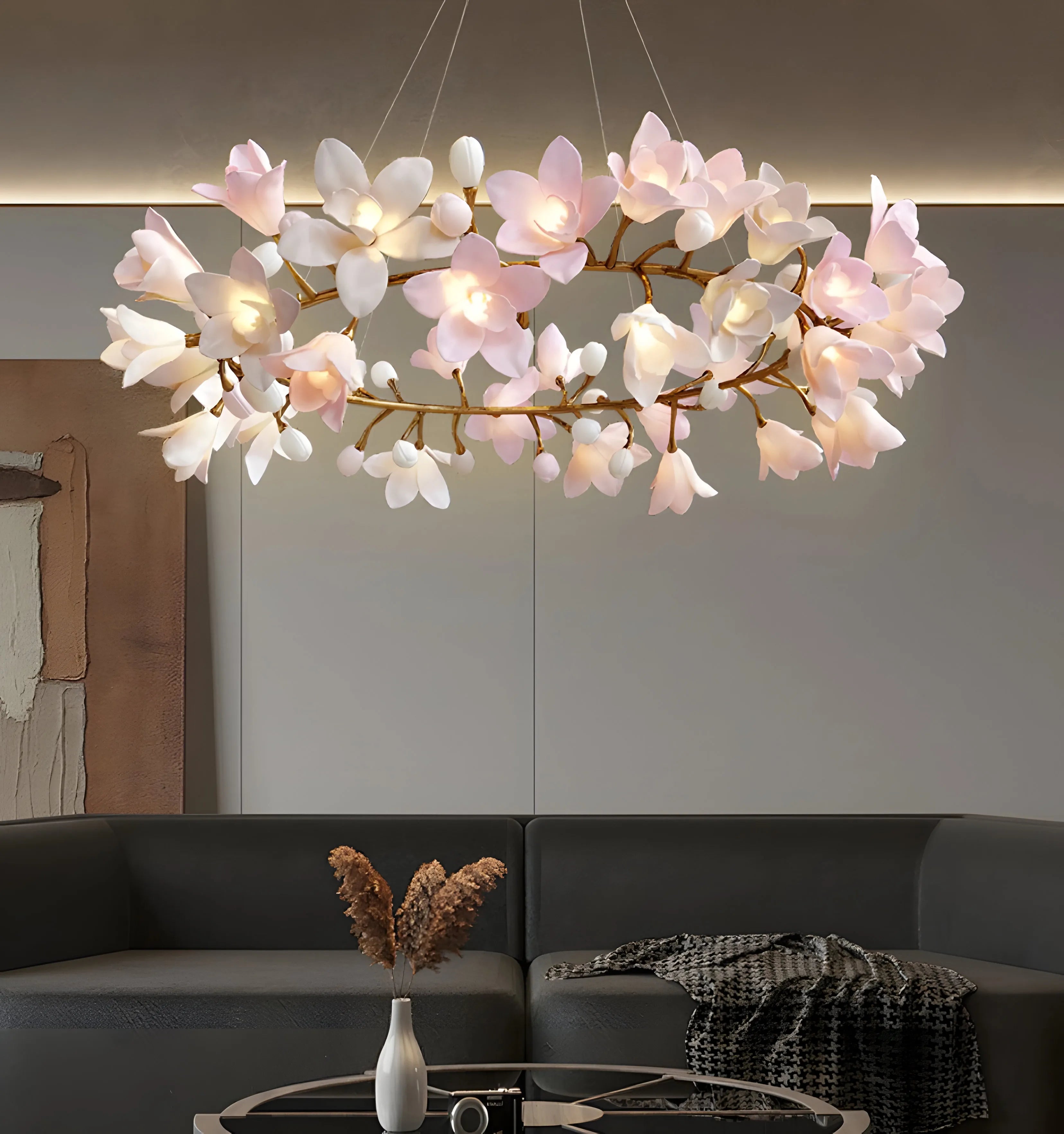 Circular Blossom Chandelier - NexioPick