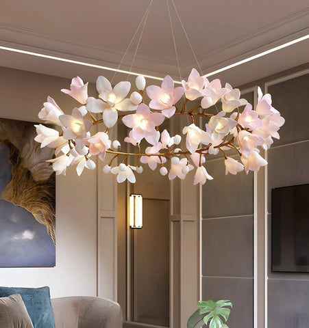 Circular Blossom Chandelier - NexioPick