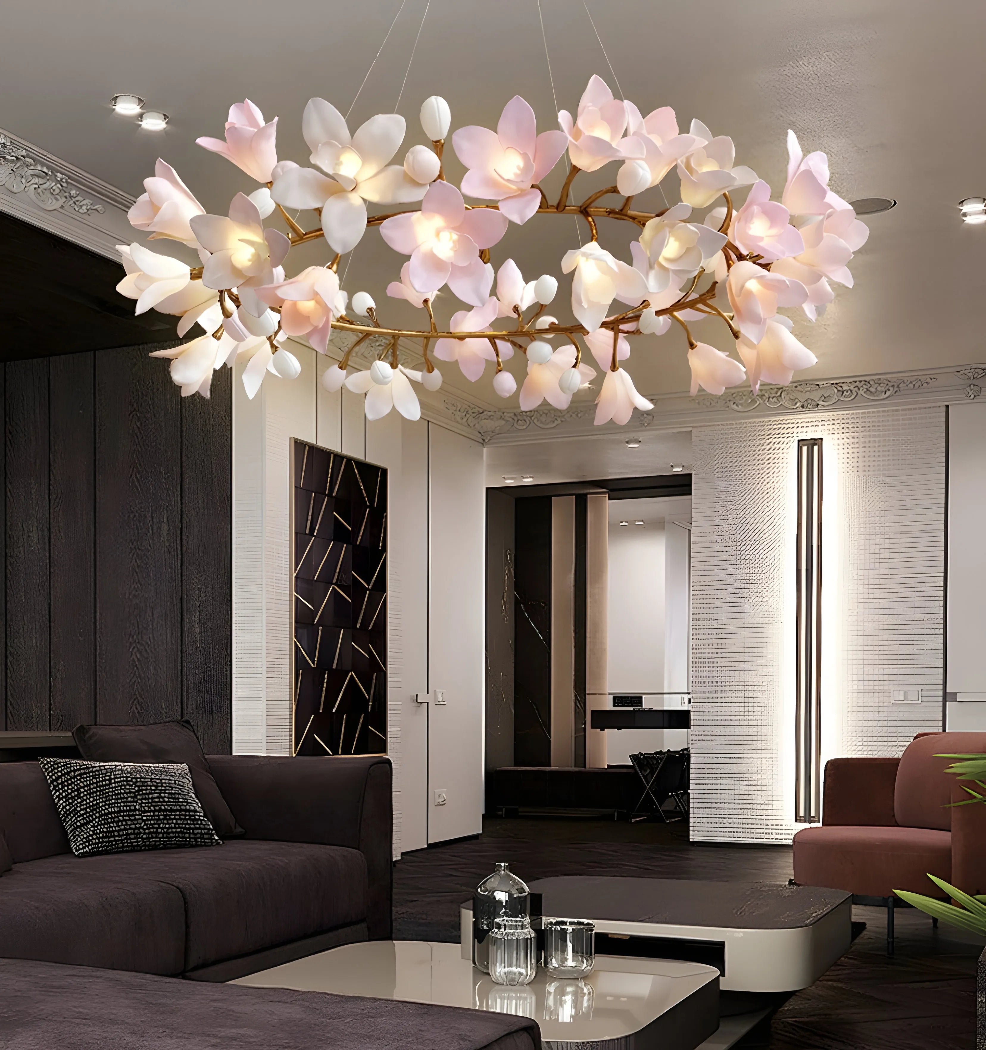 Circular Blossom Chandelier - NexioPick
