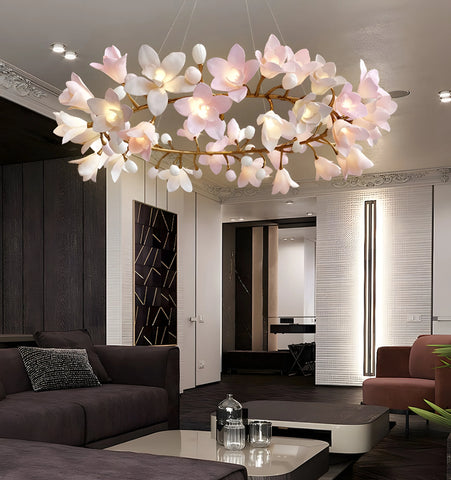 Circular Blossom Chandelier - NexioPick