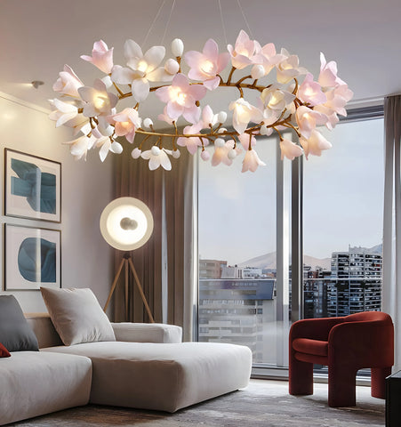 Circular Blossom Chandelier - NexioPick