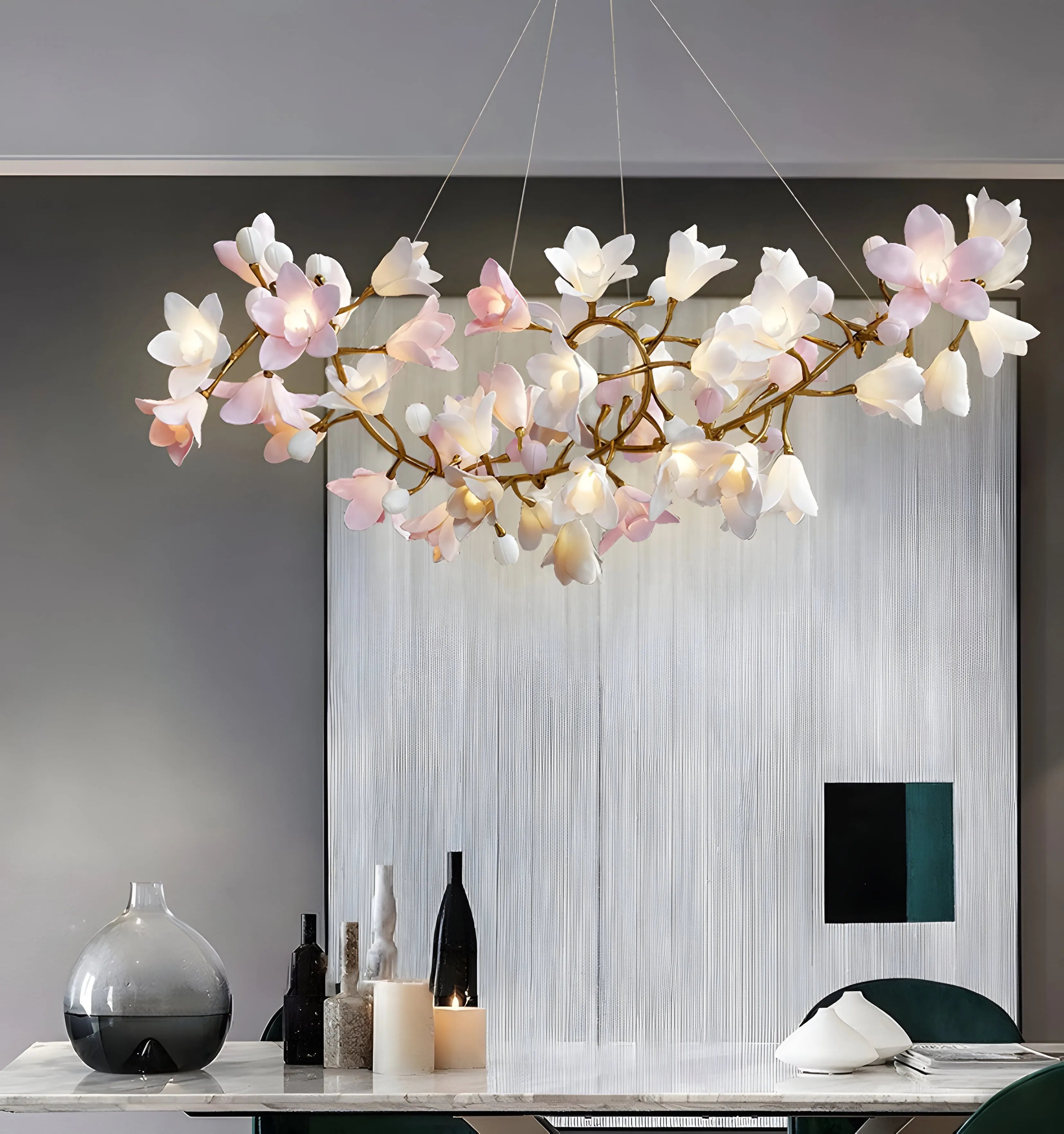 Circular Blossom Chandelier - NexioPick