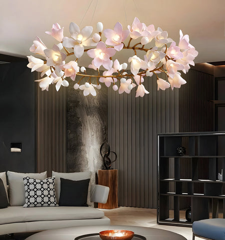 Circular Blossom Chandelier - NexioPick