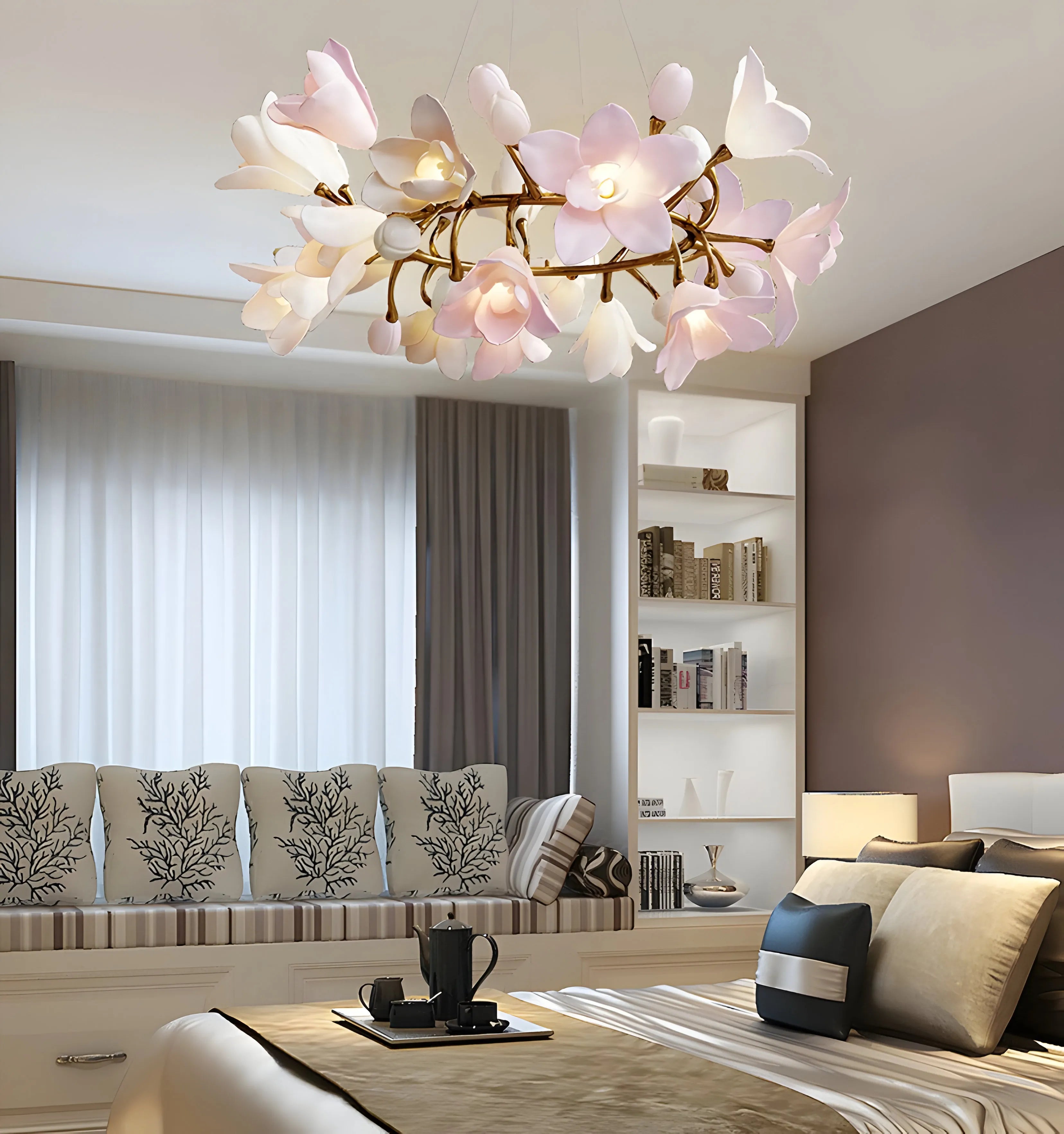 Circular Blossom Chandelier - NexioPick
