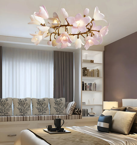 Circular Blossom Chandelier - NexioPick
