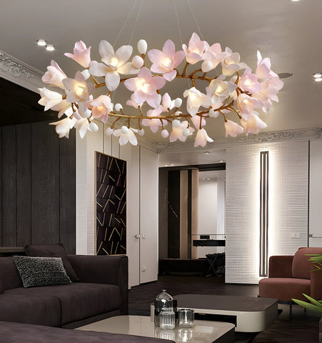 Circular Blossom Chandelier - NexioPick