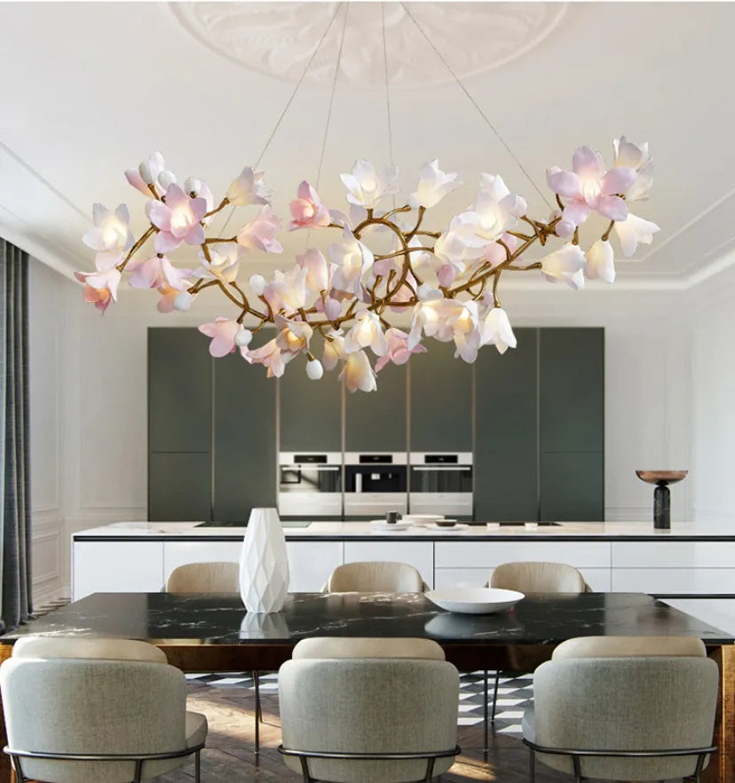 Circular Blossom Chandelier - NexioPick