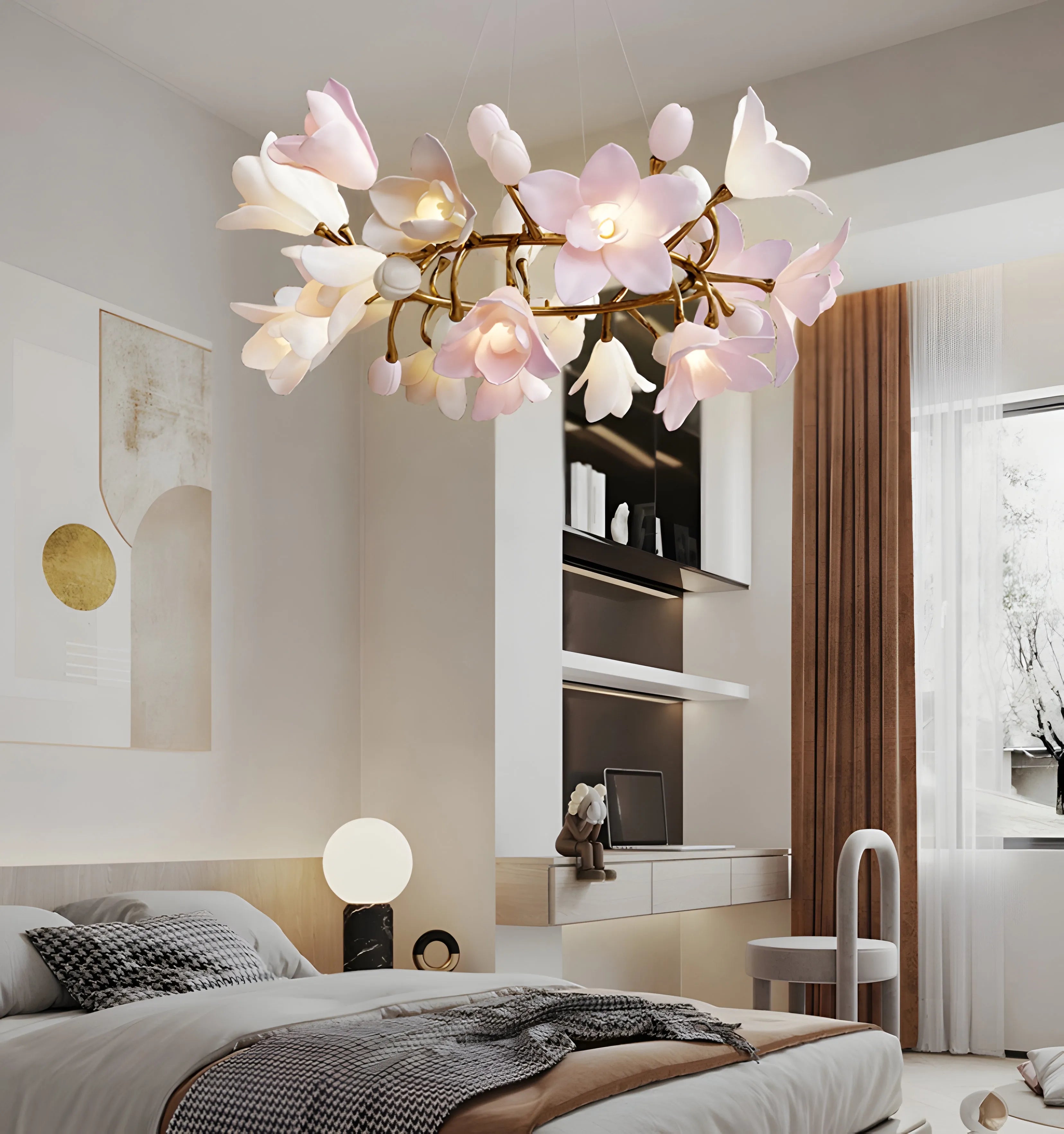 Circular Blossom Chandelier - NexioPick