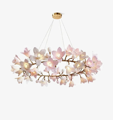 Circular Blossom Chandelier - NexioPick
