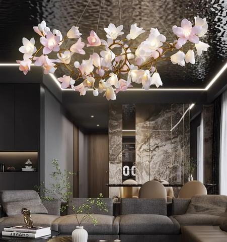Circular Blossom Chandelier - NexioPick