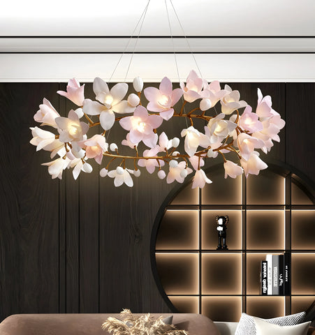 Circular Blossom Chandelier - NexioPick