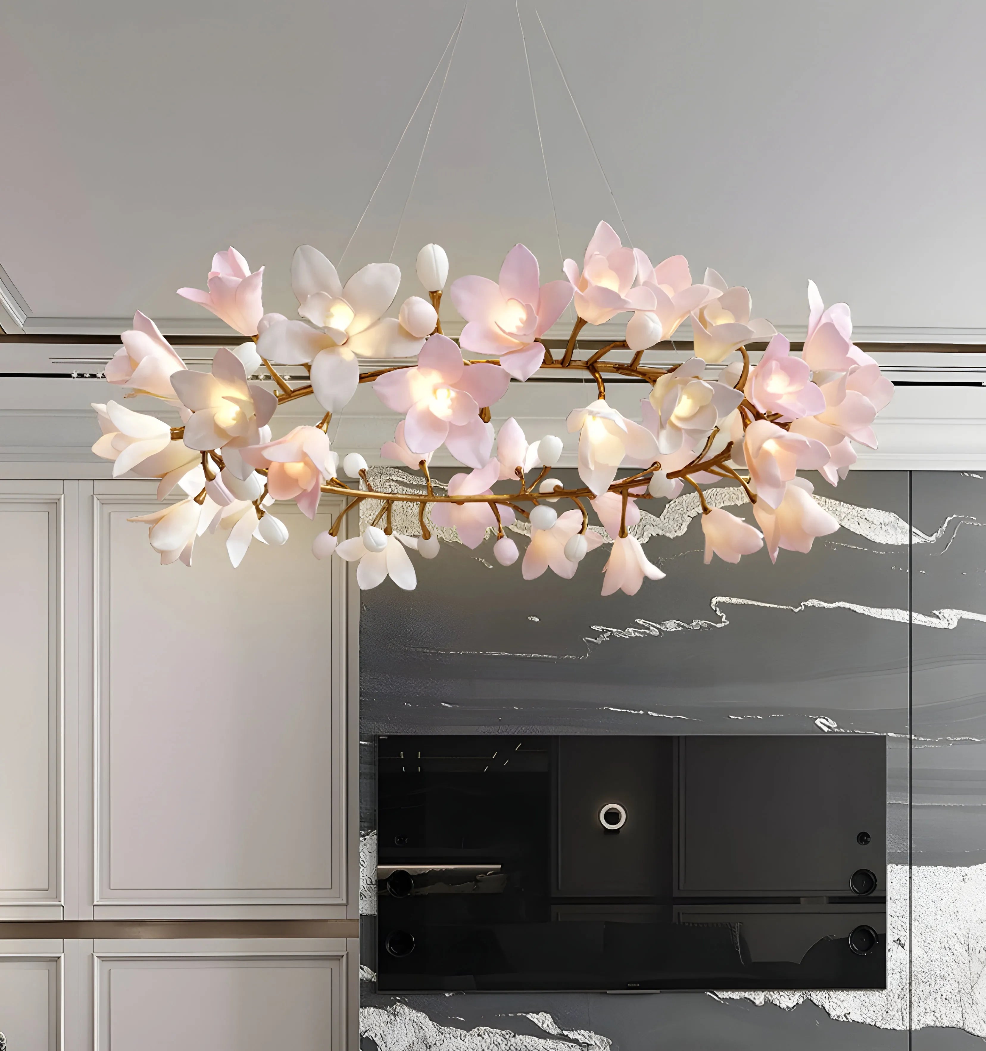 Circular Blossom Chandelier - NexioPick