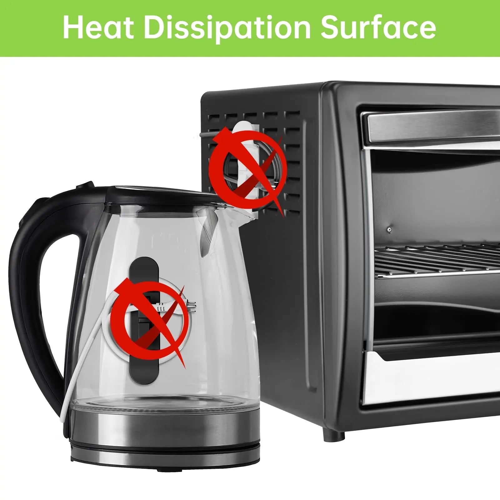 Cord Organizer for Kitchen Appliances – Adhesive Cord Wrap Holder for Pressure Cooker, Coffee Maker, Air Fryer and Blender