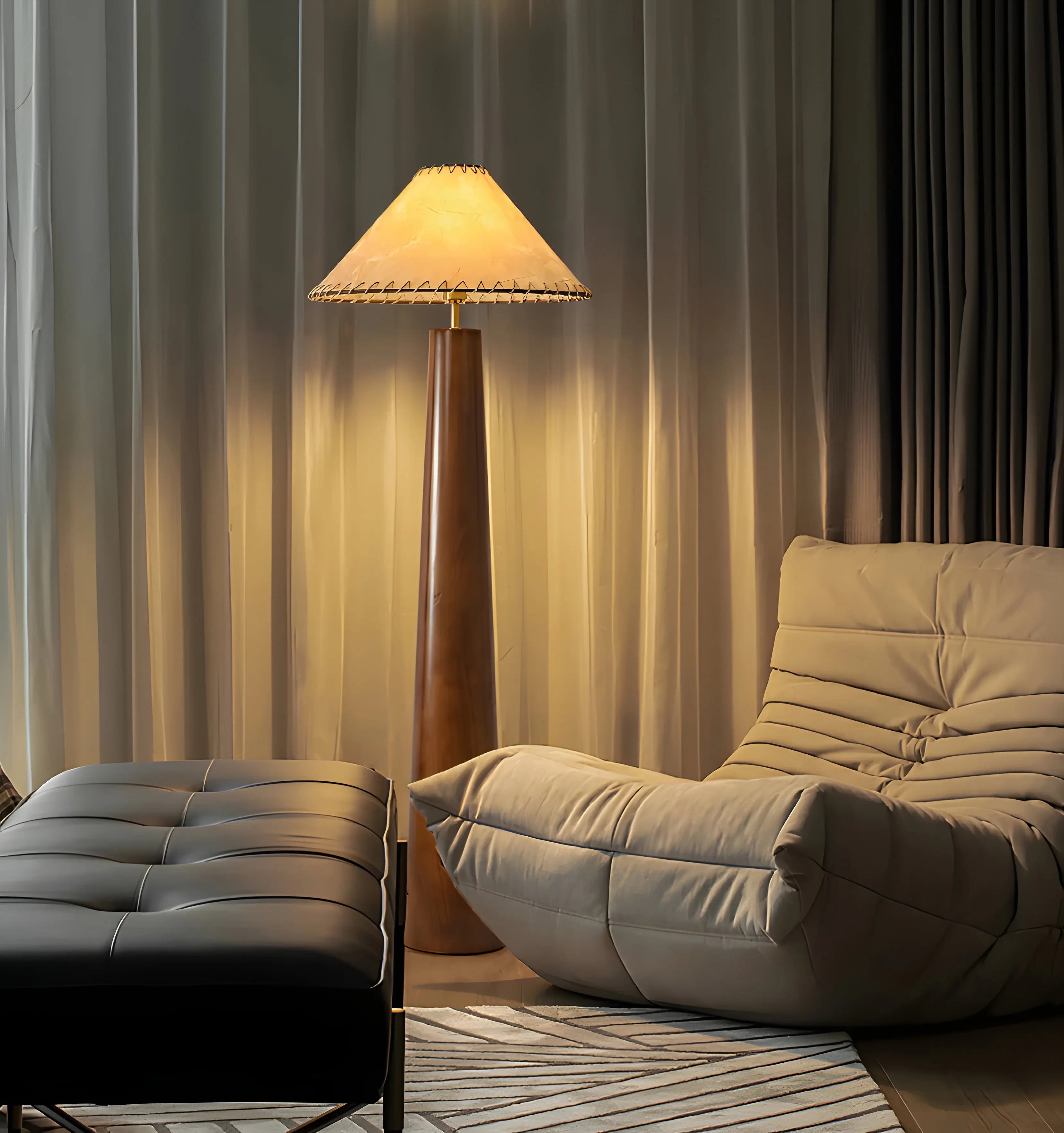 Crestview Paper Column Floor Lamp - NexioPick