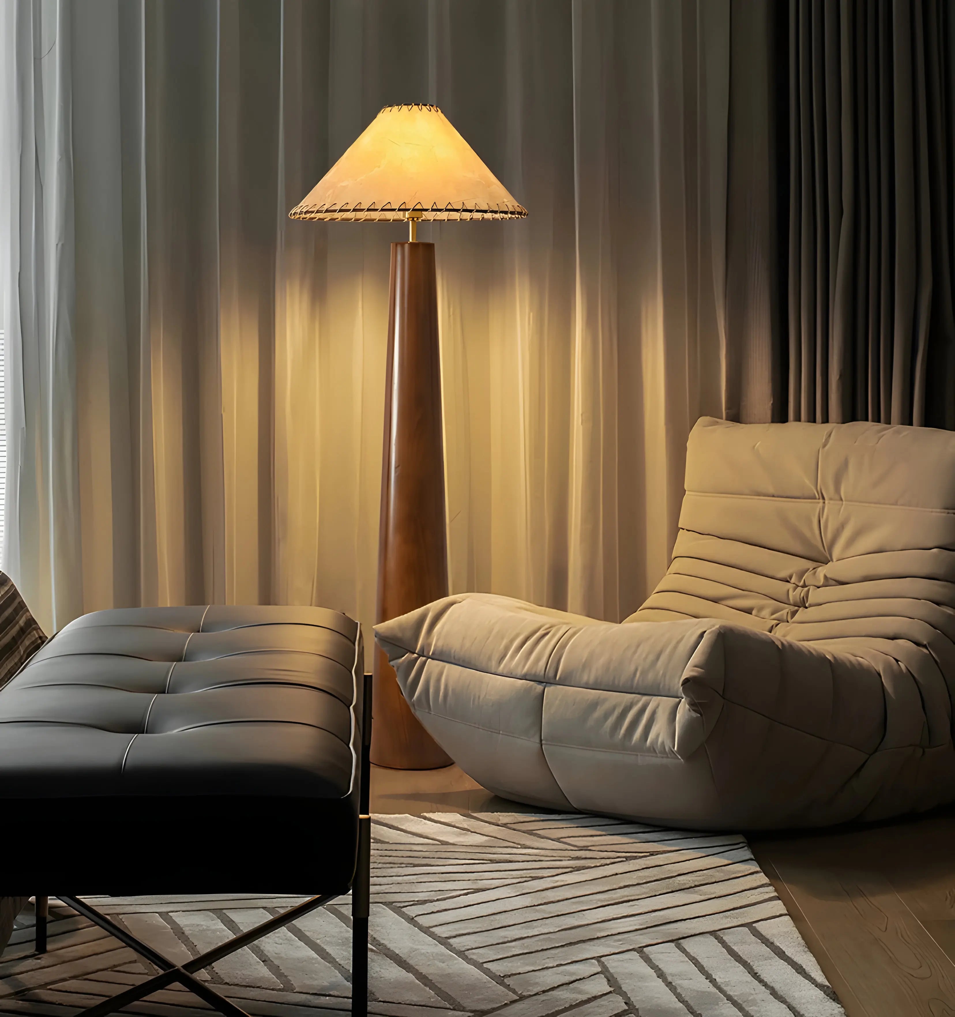 Crestview Paper Column Floor Lamp - NexioPick