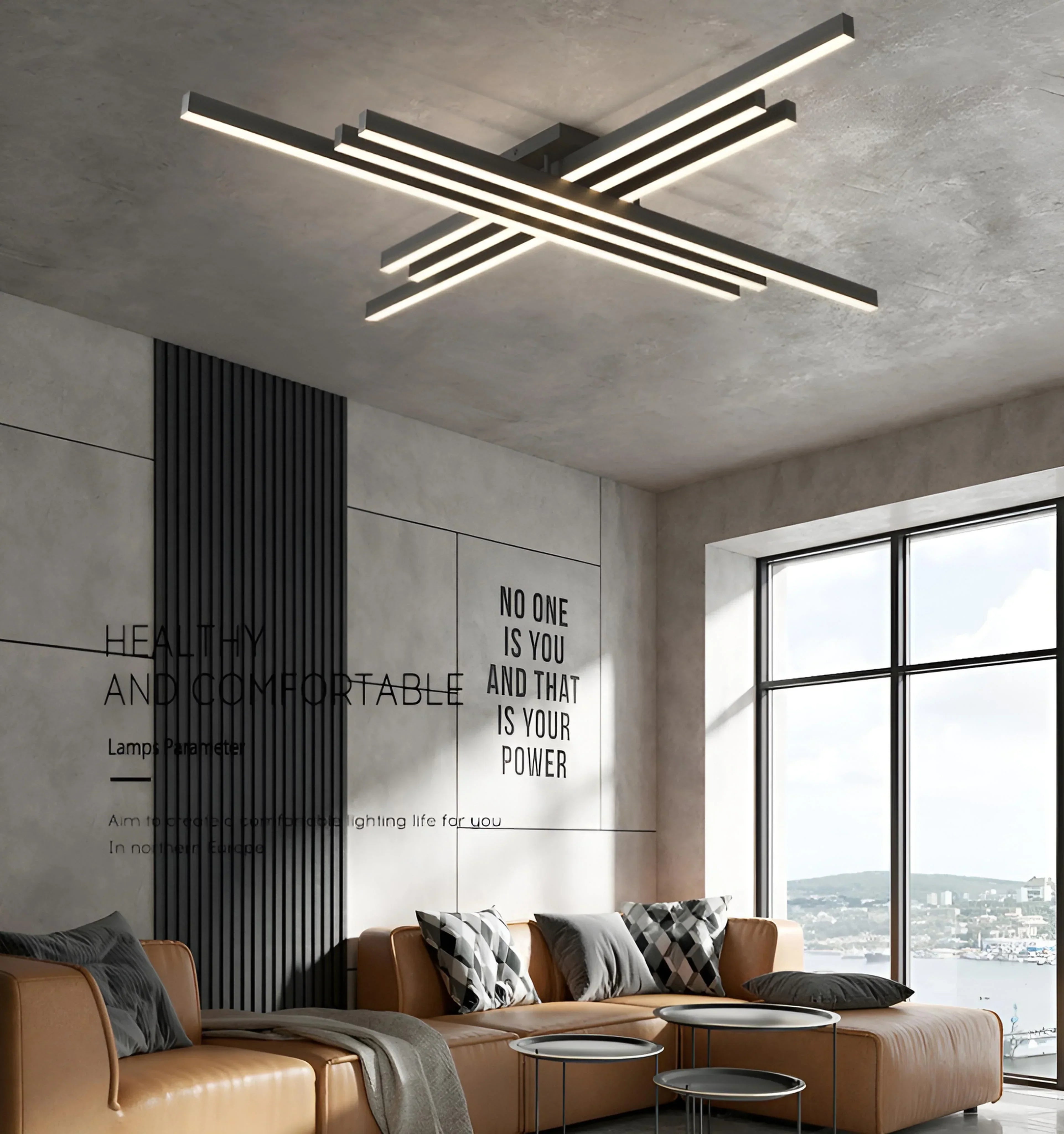 Cross Shape Ceiling Light - NexioPick