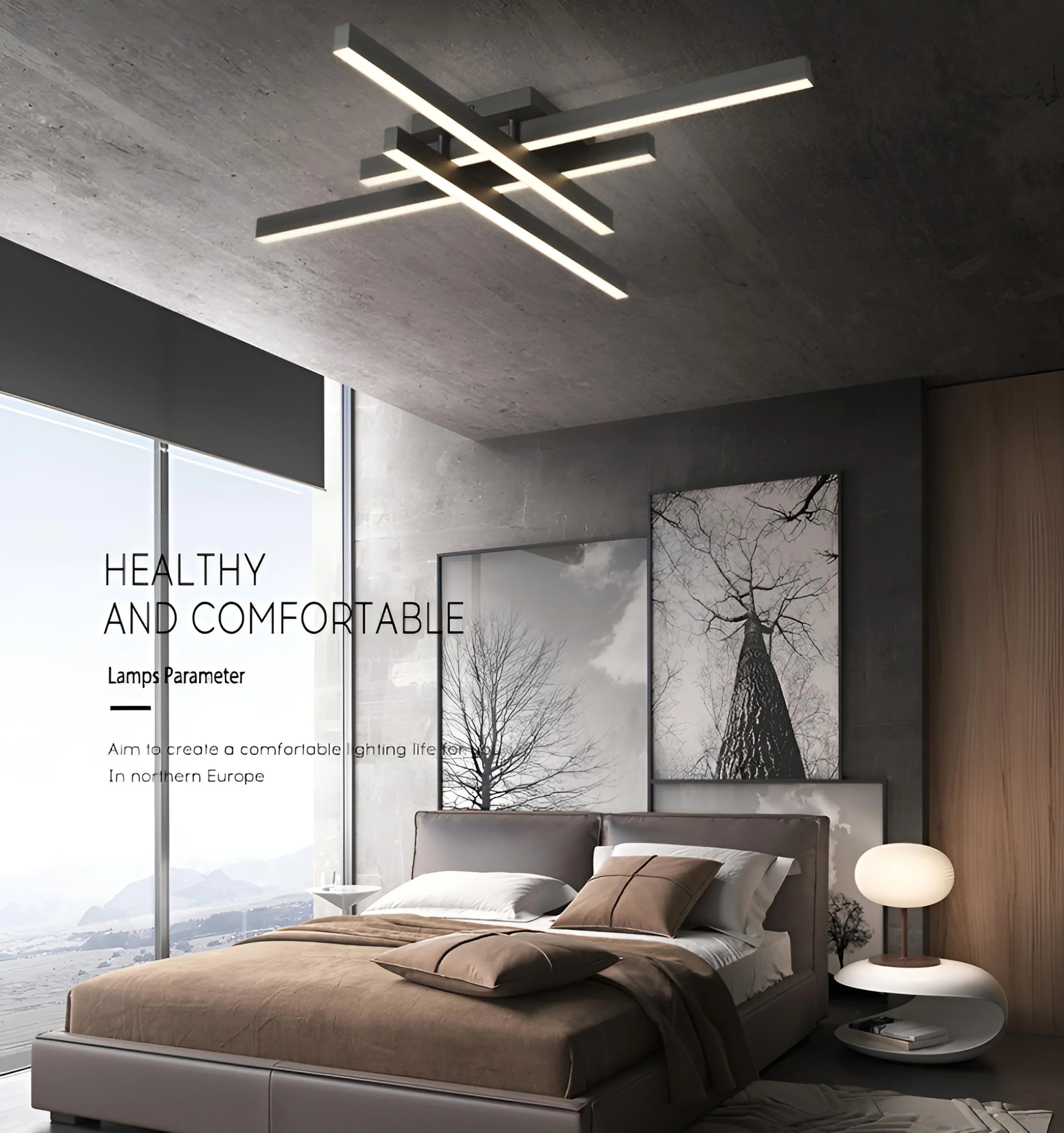 Cross Shape Ceiling Light - NexioPick