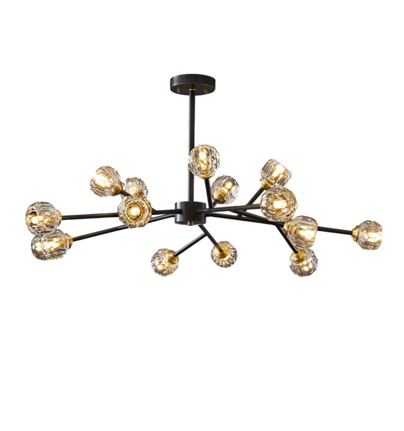 Crystal Ball Round Cluster Chandelier - NexioPick