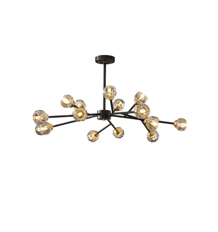 Crystal Ball Round Cluster Chandelier - NexioPick