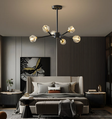 Crystal Ball Round Cluster Chandelier - NexioPick