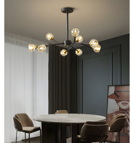 Crystal Ball Round Cluster Chandelier - NexioPick