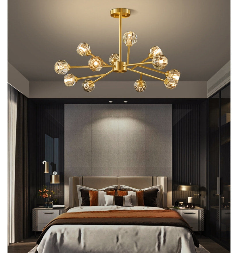 Crystal Ball Round Cluster Chandelier - NexioPick