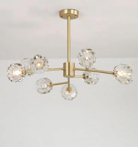 Crystal Ball Round Cluster Chandelier - NexioPick