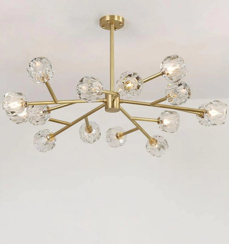 Crystal Ball Round Cluster Chandelier - NexioPick