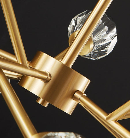 Crystal Ball Round Cluster Chandelier - NexioPick