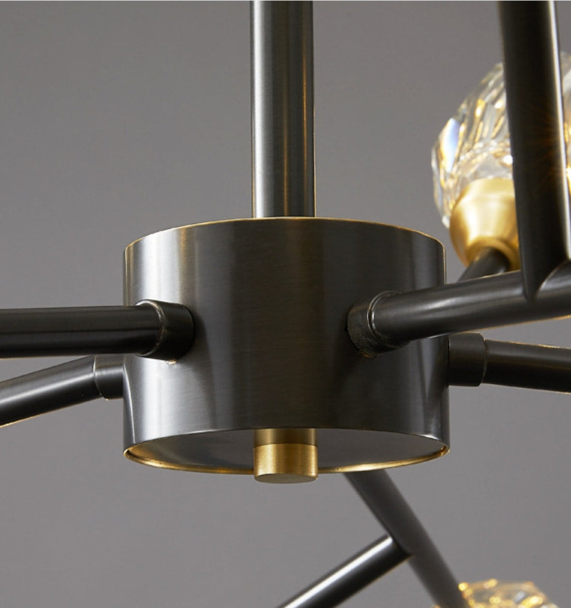 Crystal Ball Round Cluster Chandelier - NexioPick