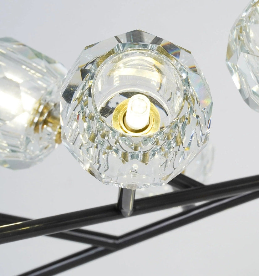 Crystal Ball Round Cluster Chandelier - NexioPick